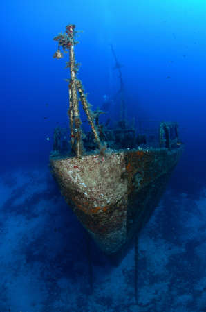 Underwater Wreckのeditorial素材