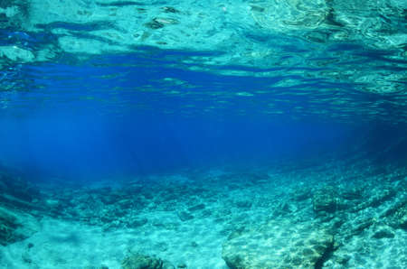 Underwater Scene Backgroundの写真素材