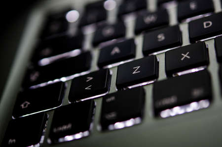 Keyboard detail and close up