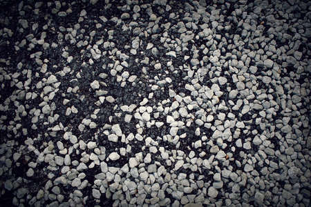 Mixture of gravel stones