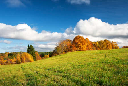 Autumnal landscapeの写真素材