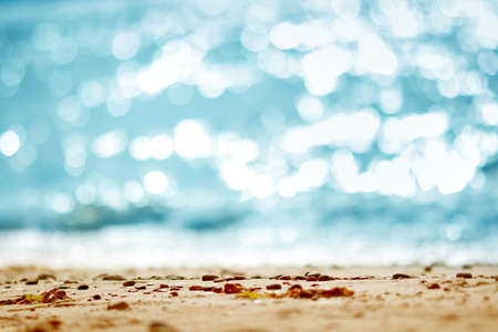 Blurred sea backgroundの写真素材