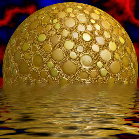 Planet sinkingの写真素材