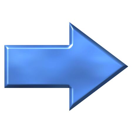 3D Azure Arrow の写真素材
