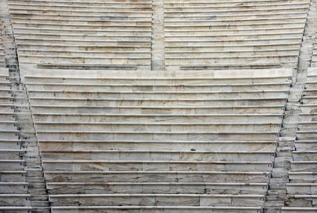 Ancient theater of Acropolis Herodionの写真素材