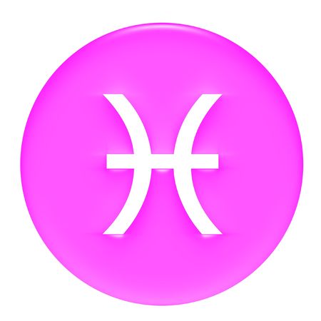 Pisces 3D Pink Gel Framed の写真素材