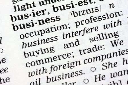 Definition of Businessの写真素材