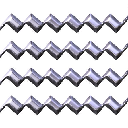 3d silver zig zag texture 