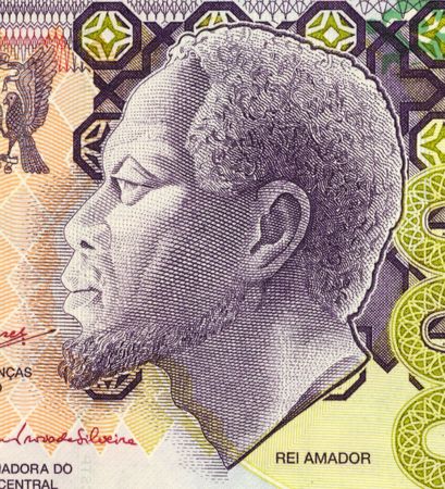 Rei Amador on 5000 Dobras 2004 Banknote from Saint Thomas and Princeの写真素材