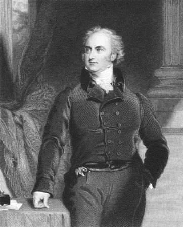 Astley Cooper (1768-1841) on engraving from the 1800s.English surgeon and anatomist. Engraved by W.H.Mote from a picture by T.Lawrence and published in London by Fisher, Son & Co in 1838.のeditorial素材