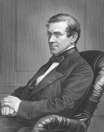 Charles Wheatstone (1802-1875) on engraving from the 1800s. English scientist and inventor. Engraved by C.Cook from a photograph by Kilburn and published in London by W.Mackenzie.のeditorial素材