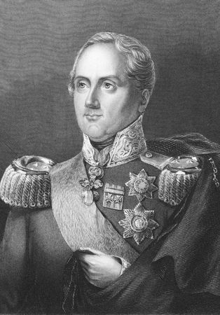Frederick Augustus I of Saxony (1750-1827) on engraving from the 1800s. King of Saxony duting 1805-1827. Engraved by A.H. Payne from a picture by H.Albert and published in London by Brian & Payne.のeditorial素材