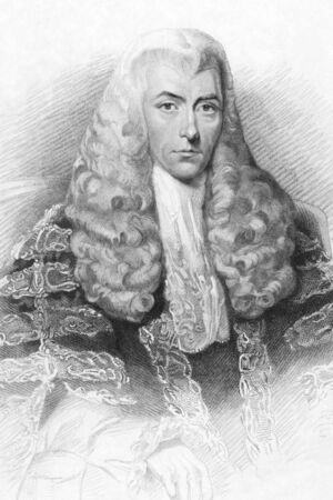 Henry Brougham (1778-1868) on engraving from the 1800s. British statesman who became Lord Chancellor. Engraved by H.B.Hall from a painting by Latilla and published in London by G.J.Thomson.のeditorial素材