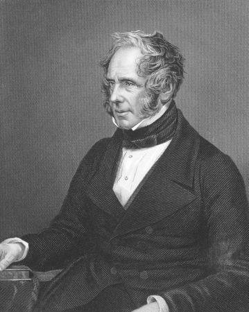 Henry John Temple, 3rd Viscount Palmerston on engraving from the 1850s. British statesman that served twice as Prime Minister of Great Birtian in the mid 19th century. Engraved by J.W.Hunt and published in London by J.S.Virtue.のeditorial素材