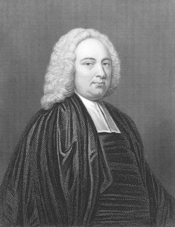 James Bradley (1693-1762) on engraving from the 1800s. English astronomer. Engraved by E.Scriven from a picture by Richardson and published by W.Mackenzie.のeditorial素材
