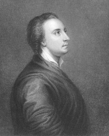 Mark Akenside (1721-1770) on engraving from the 1800s. English poet and physician. Engraved by R.Woodman and published in London by Fisher, Son & Co.のeditorial素材