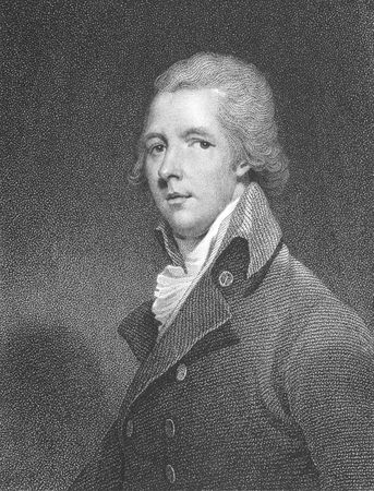 William Pitt, the Younger (1759-1806) on engraving from the 1800s. Youngest Prime Minister in the history of Great Britain. Engraved by W.Holl from a painting by W.Owen and published in London by Thomas Kelly.のeditorial素材