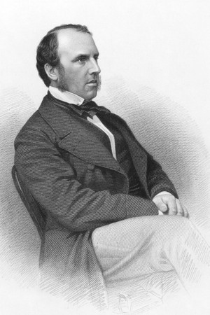 Earl Canning (1812-1862) on engraving from the 1800s. Viscount Canning during 1837-1859. English statesman and Governor-General of India during the Indian Rebellion of 1857. Engraved by W.Roffe and published in London by Virtue & Co.のeditorial素材