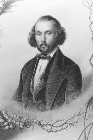 Felicien David (1810-1876) on engraving from the 1800s. French composer. Engraved by A.H.Payne and published in London by Brian & Payne 17 Paternoster Row.のeditorial素材