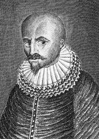 Anthony Weldon (1583-1648) on engraving from the 1700s. English courtier and politician. Engraved by Bulfinch and published in 1779 by R.Godfrey.のeditorial素材