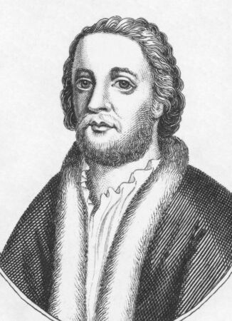 John Oldcastle Lord Cobham (1360 or 1378 - 1417) on engraving from the 1700s. English Lollard leader presumed to be the basis of William Shakespeare's character Falstaff. Published in 1797 by W.Richardson.のeditorial素材