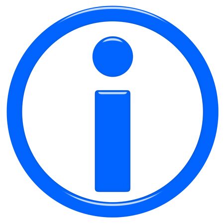 3d information symbol の写真素材
