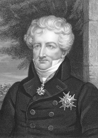 Georges Cuvier (1769-1832) on engraving from the 1800s. French naturalist and zoologist. Engraved by J.Thomson and published in London by W.Mackenzie.のeditorial素材