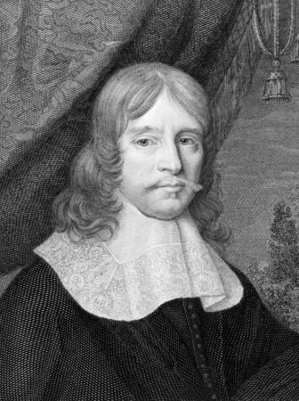 Philippe de Champaigne (1602-1674) on copper engraving from 1841. Flemish-born French Baroque era painter and major exponent of the French school. Engraved by D.Delfini from a drawing by G.Tubino after a self portait by Champaigne.のeditorial素材