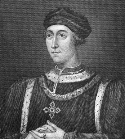 Henry VI (1421-1471) on engraving from 1830.
King of England during 1422-1461 & 1470-1471.
Published in London by Thomas Kelly.のeditorial素材