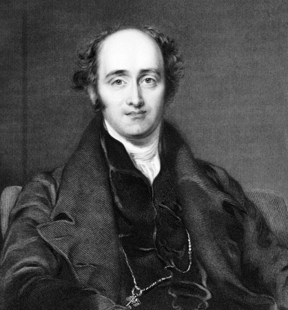 John Wilson Croker (1780-1857) on engraving from 1839. Irish statesman and author. Engraved by W.Finden after a painting by T.Lawrence and published by G.Virtue.のeditorial素材