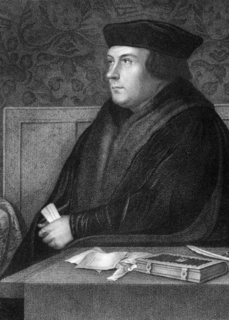 Thomas Cromwell, 1st Earl of Essex (1485-1540) on engraving from 1838. English statesman who served as chief minister of King Henry VIII during 1532-1540.のeditorial素材