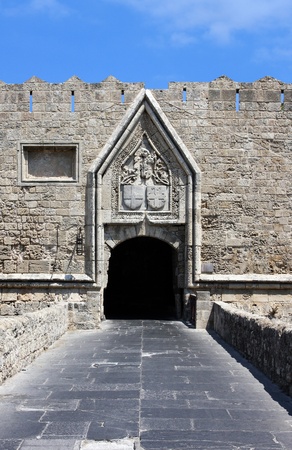 Medieval gateの写真素材