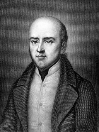 Albert L'Ouvrier (1815-1895) on engraving from 1859. Member of the Provisional Government of the French Republic. Engraved by Metzeroth and published in Meyers Konversations-Lexikon, Germany,1859.のeditorial素材