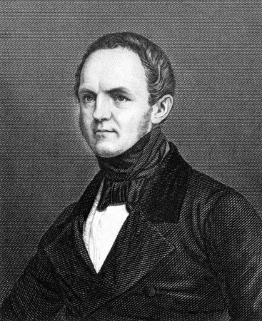 Friedrich Wilhelm von Reden (1802-1857) on engraving from 1859. German statistician and politician....