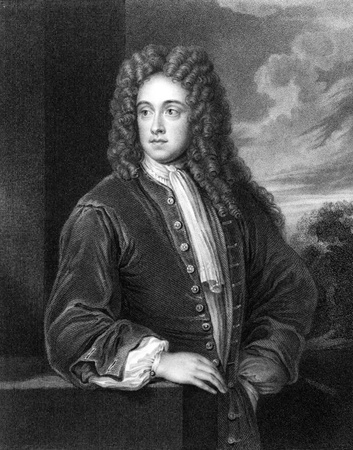 Charles Talbot, 1st Duke of Shrewsbury (1660-1718) on engraving from 1830. English statesman. Engraved by J.Cochran and published in ''Portraits of Illustrious Personages of Great Britain'',UK,1830.のeditorial素材