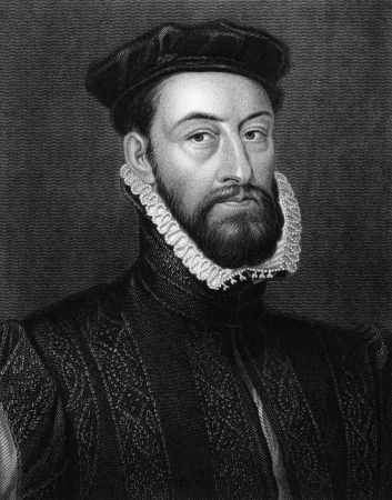 James Stewart, 1st Earl of Moray (1531-1570) on engraving from 1829. Engraved by H.Robinson and published in ''Portraits of Illustrious Personages of Great Britain'',UK,1829.のeditorial素材