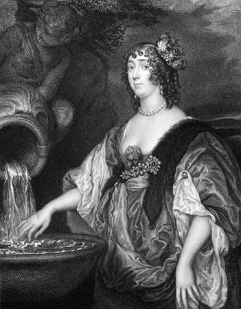 Lucy Hay, Countess of Carlisle (1599-1660) on engraving from 1827. English courtier. Engraved by T.A.Dean and published in ''Portraits of Illustrious Personages of Great Britain'',UK,1827.
のeditorial素材