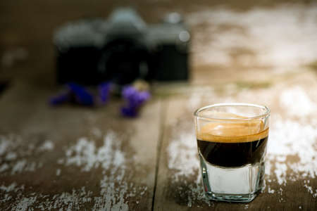 Espresso coffeeの写真素材