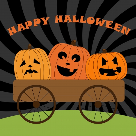 Happy halloween greetingのイラスト素材