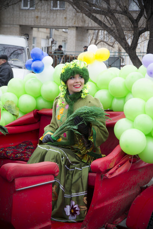 	
Kazakhstan,Petropavlovsk - MARCH 21, 2014: Muslim new year celebration.image of springのeditorial素材