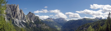 a panoramic view of alpsの写真素材