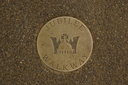 the sign of the jubilee walkwayの写真素材