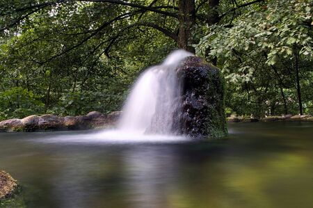 the flow of the waterの写真素材