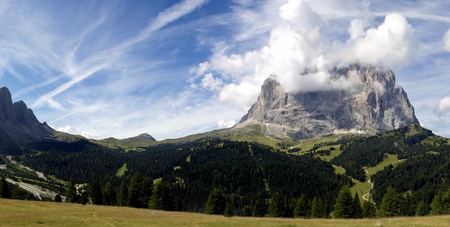 a nice view of italian alpsの写真素材