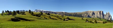 A GREAT PANORAMIC VIEW OF ITALIAN ALPSの写真素材