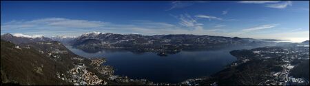 a great panoramic view of ortaの写真素材