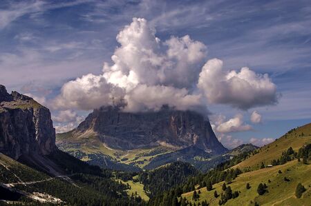 A GREAT VIEW OF ITALIAN ALPSの写真素材