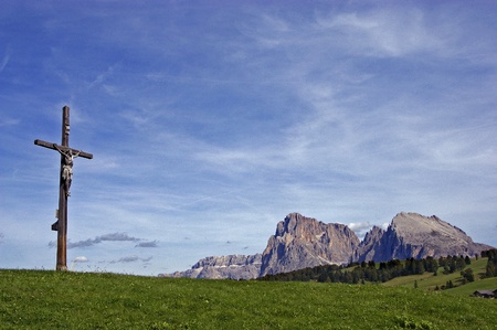 a nice view of italian alpsの写真素材