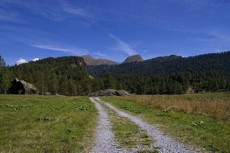 a nice view of italian alpsの写真素材