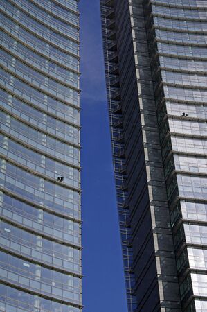 skyscraper in Milan,Italyの写真素材